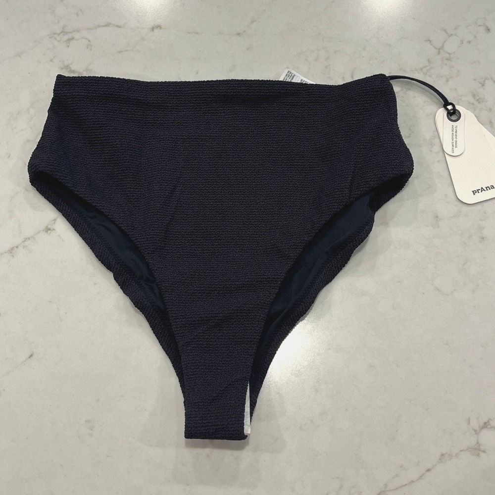 Prana NEW Bikini High Neck Top High Rise Bottom Womens XS Beach Swimsuit - Picture 3 of 13